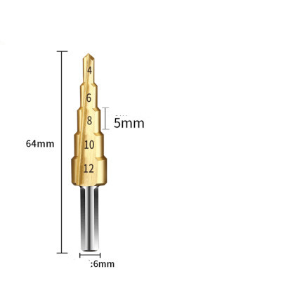 Pagoda drill bit universal metal reaming stainless steel special hole opener — foto 5