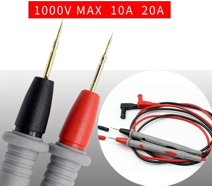 Multimeter Silicone Test Stick Needle Thread 10A Victory Universal