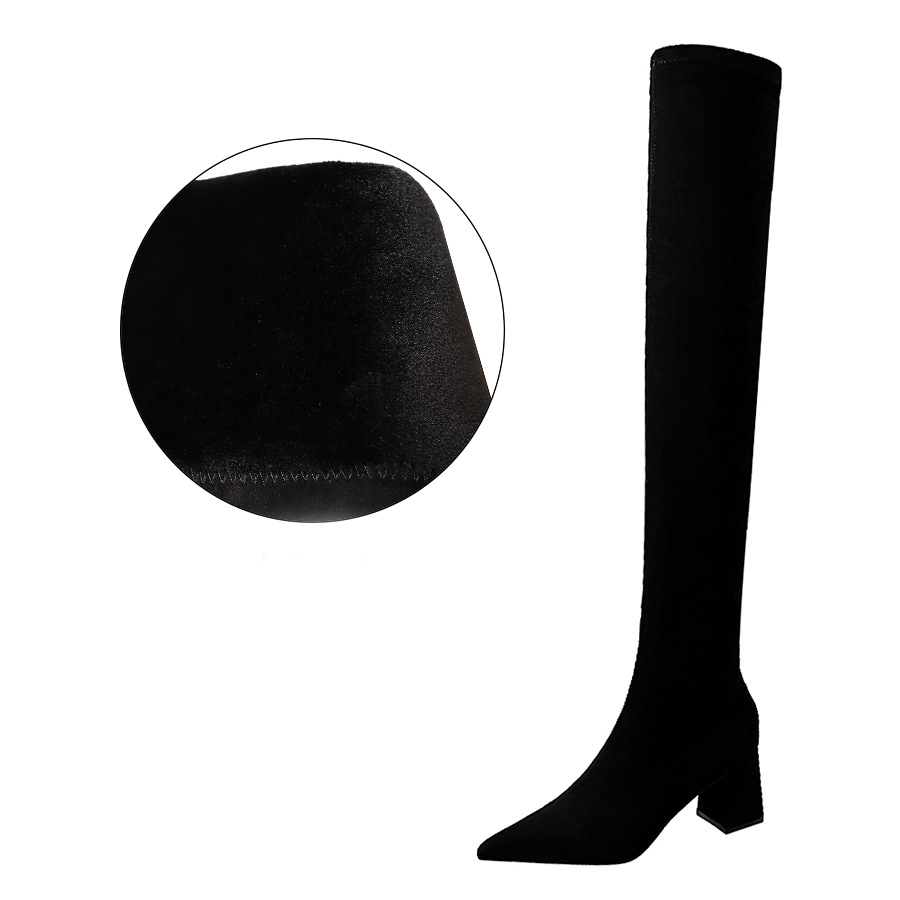 Women's High Heel Pointed Suede Sexy Boots