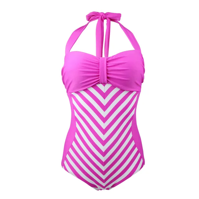 Thin halterneck style fashion swimsuit women Rose - Shop at LoveMi
