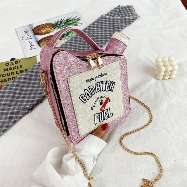 Chain crossbody bag Pink - Shop at LoveMi