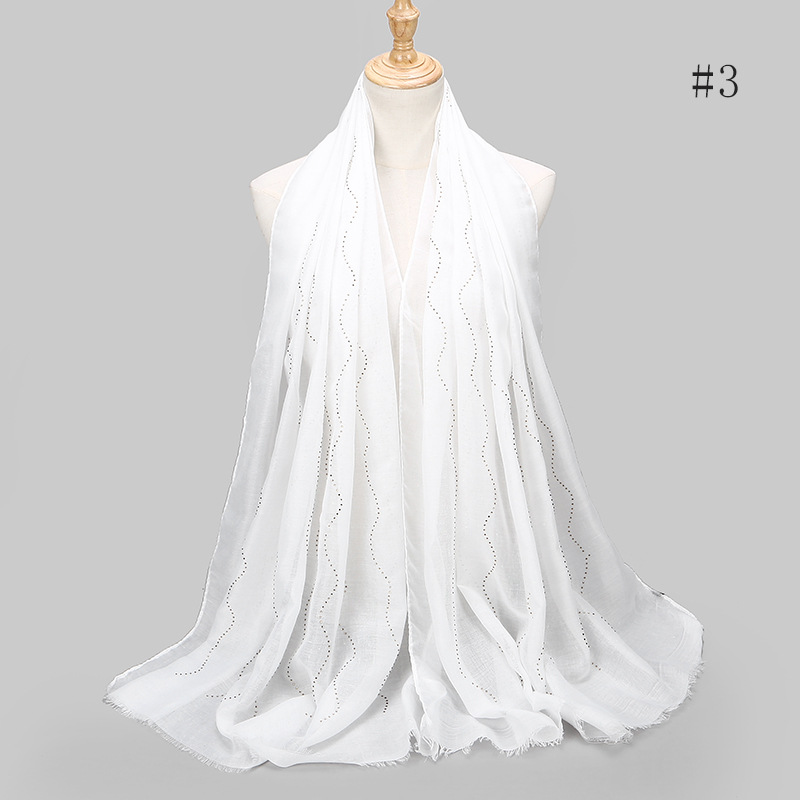 Solid color diamond and scarves