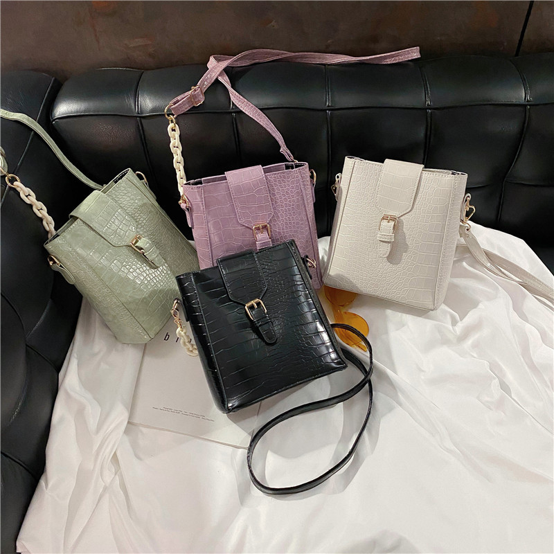 All-match bucket bag net red chain messenger bag