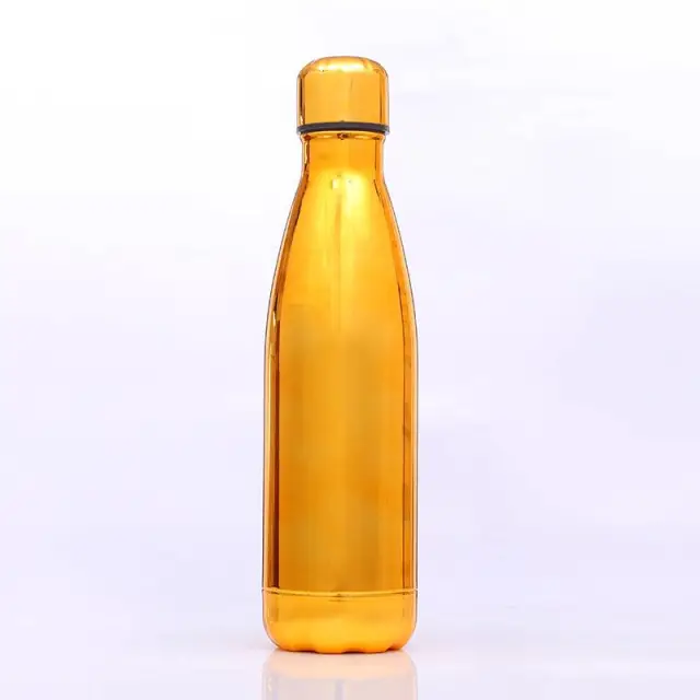 Electroplated coke thermos bottle Gold - Shop at LoveMi