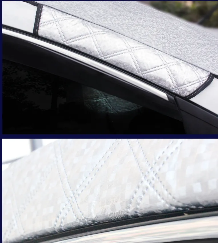 Car snow block front windshield antifreeze cover winter front gear snowboard windshield snow cover frost guard – image 2