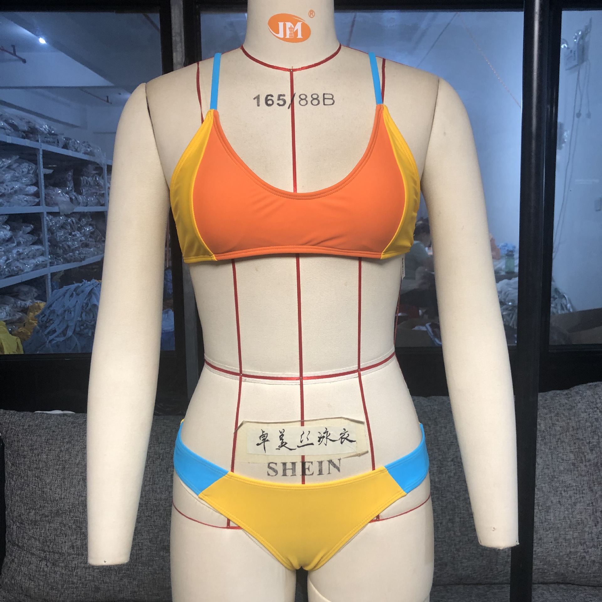 Contrast women’s sexy split swimsuit