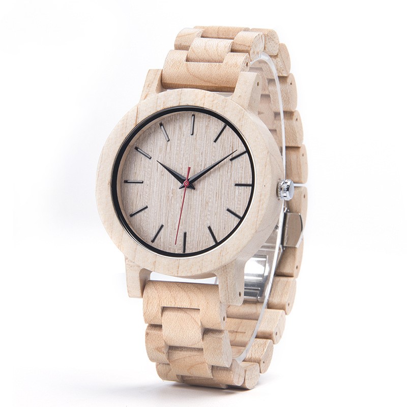 Wooden men's watch