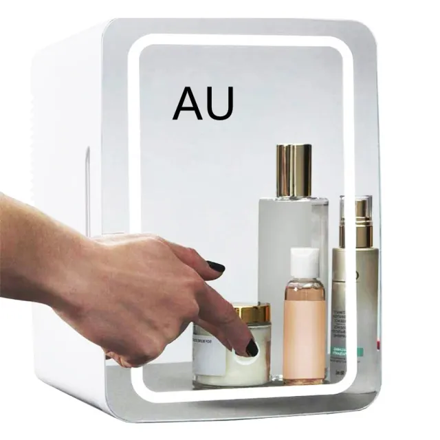 Mini Makeup Fridge Portable Cosmetic Refrigerator Cooler and Warmer Freezer for Perfume Beauty Skincare Products White - Shop at LoveMi