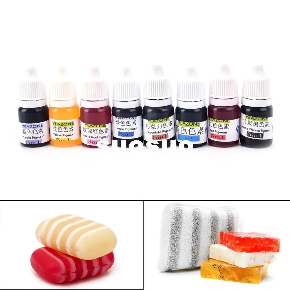 5ml manual soaping pigment colorant kit material - Seven Colors