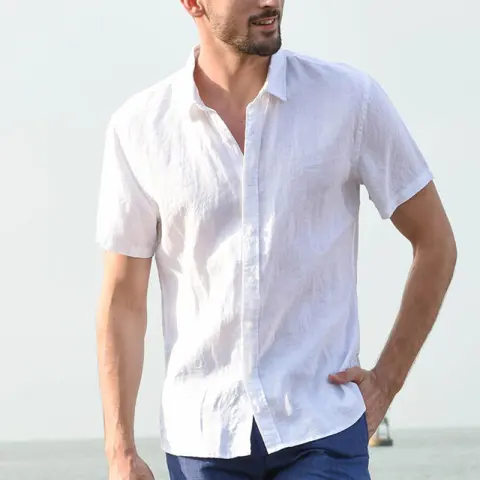 Special for Summer Short-sleeved Casual Men's Shirts Men Shirt