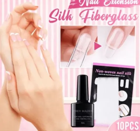 Nail Extension Fiberglass Fiberglass+Fiber Builder Gel