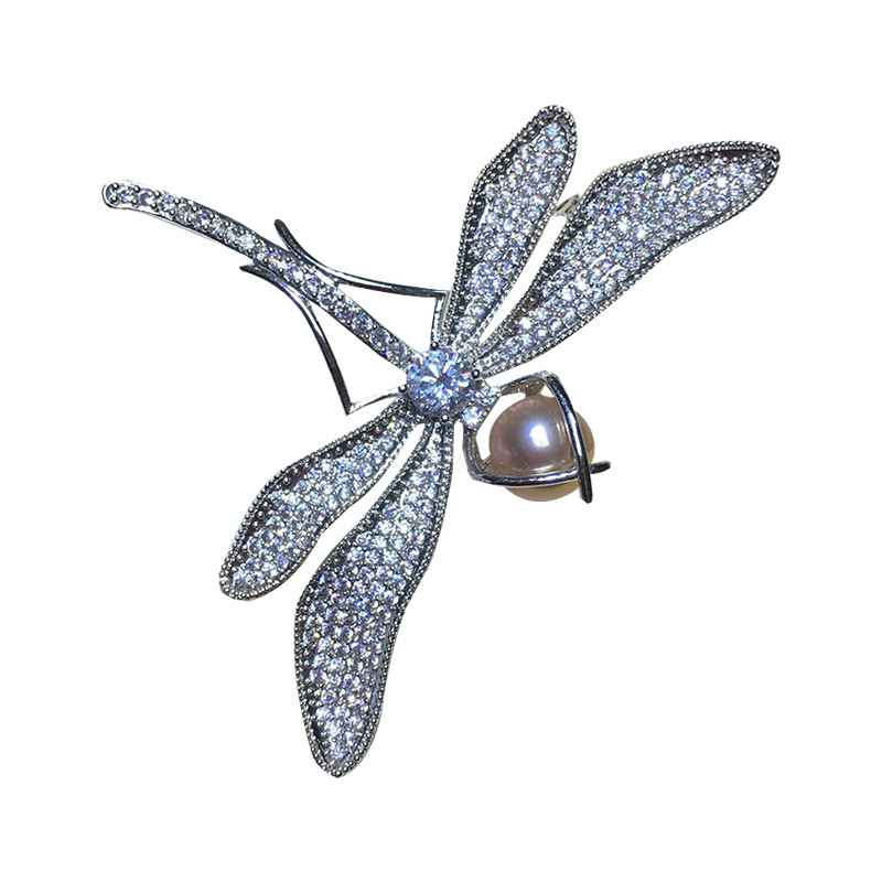 Freshwater Pearl Dragonfly Corsage — foto 2