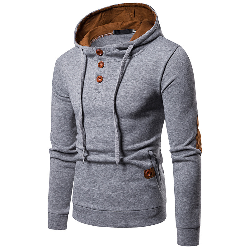 Men's large suede matching Hoodie