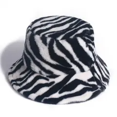 Windproof and fleece basin hat fisherman hat - Horse Pattern - View 1
