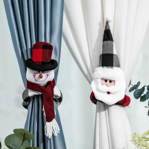 Christmas Decorations Forest Elderly Curtain Buckle