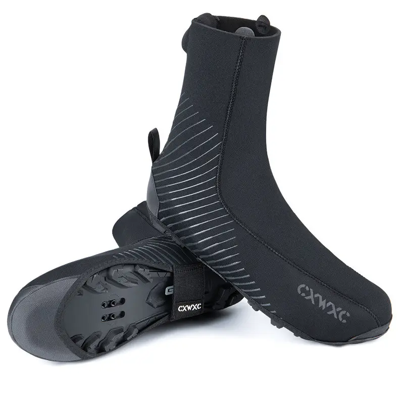 Bike shoe cover lock mountain road car