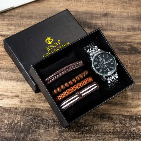 Steel Band Watch Sport Quartz