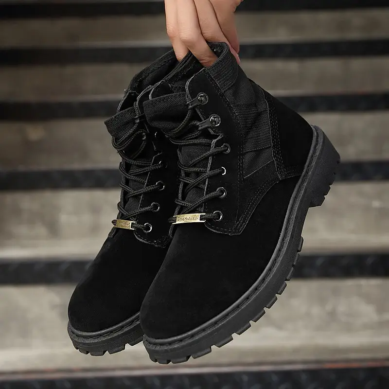 Men's high-top British retro trend tool boots