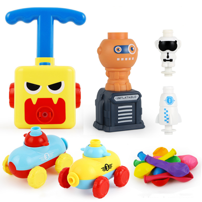 Power Balloon Launch Tower Toy Puzzle – A Yellow
