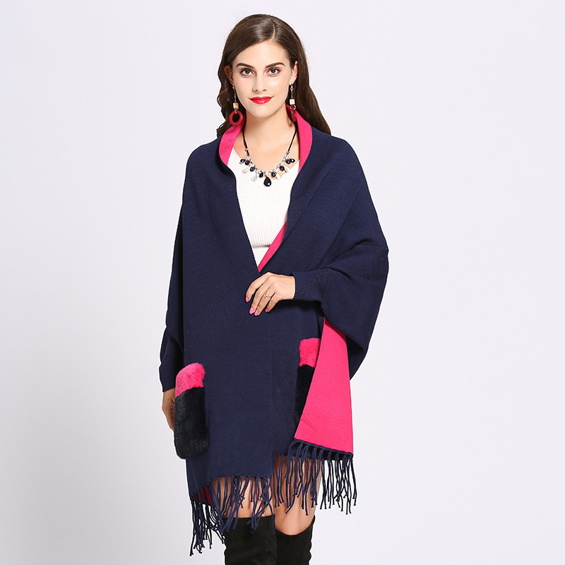 Women's knitted Cape