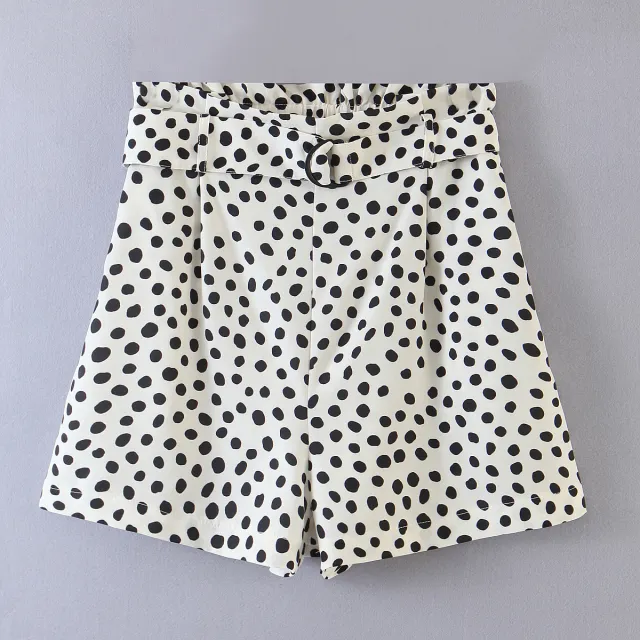 Autumn women's new style polka dot print shorts Photo Color - Shop at LoveMi