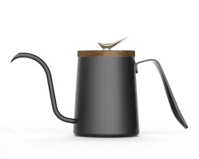 Stainless steel drip type fine mouth long beaked pot