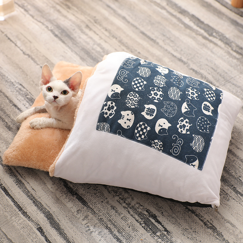 Closed removable and washable cat litter Blue - Shop at LoveMi