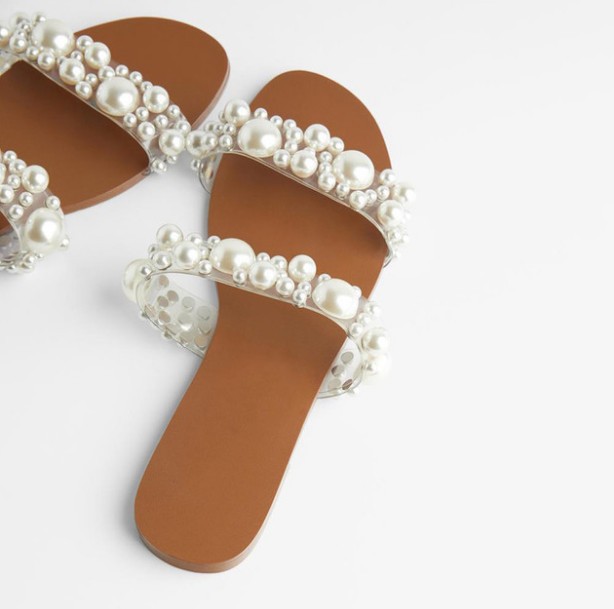 Pearl Flat Sandals