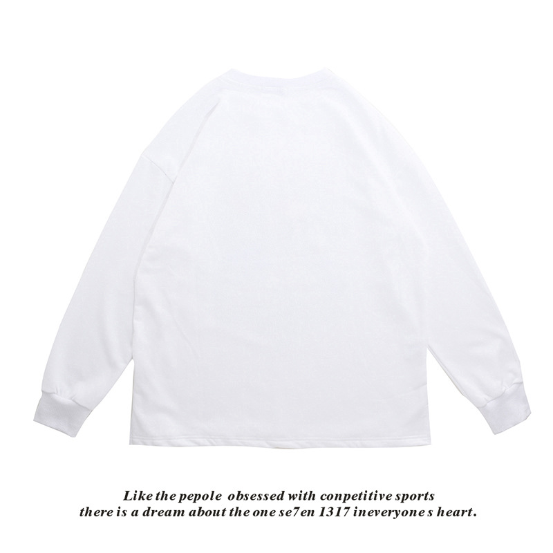 Ins tide brand couple hip-hop printed sweater