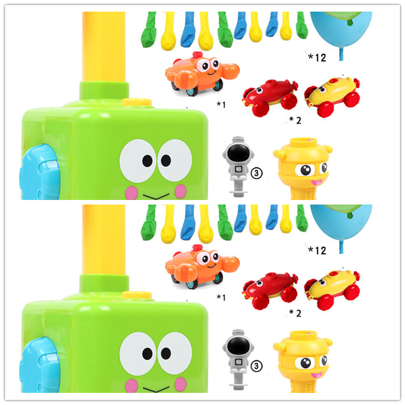 Power Balloon Launch Tower Toy Puzzle – A Yellow