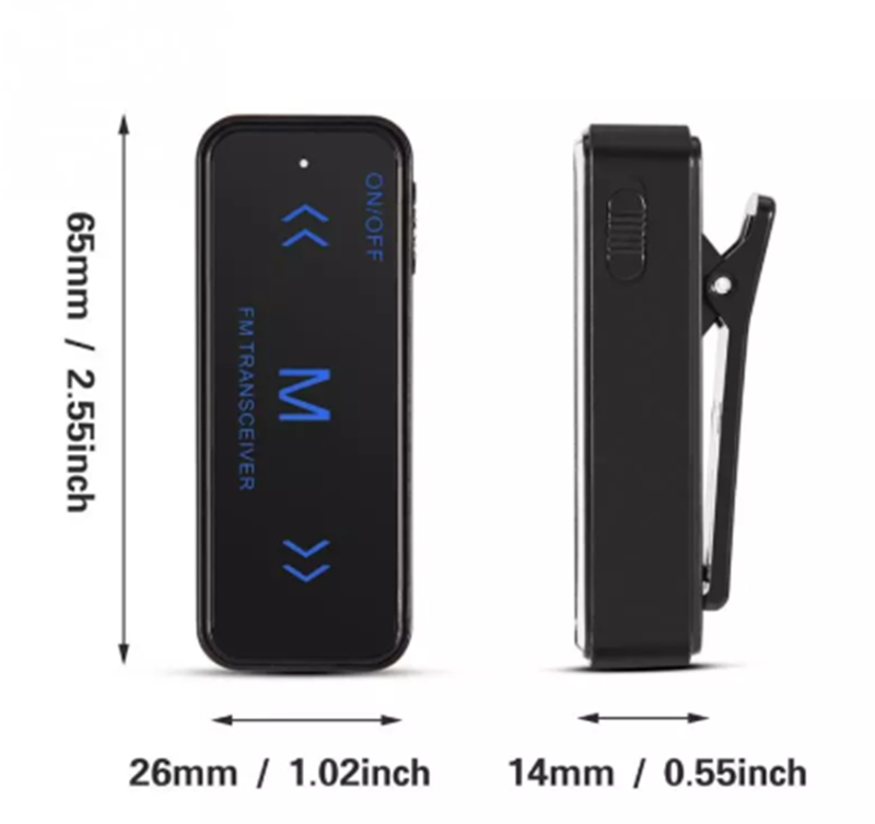 Intercom Handheld Headset Mini Micro Slim