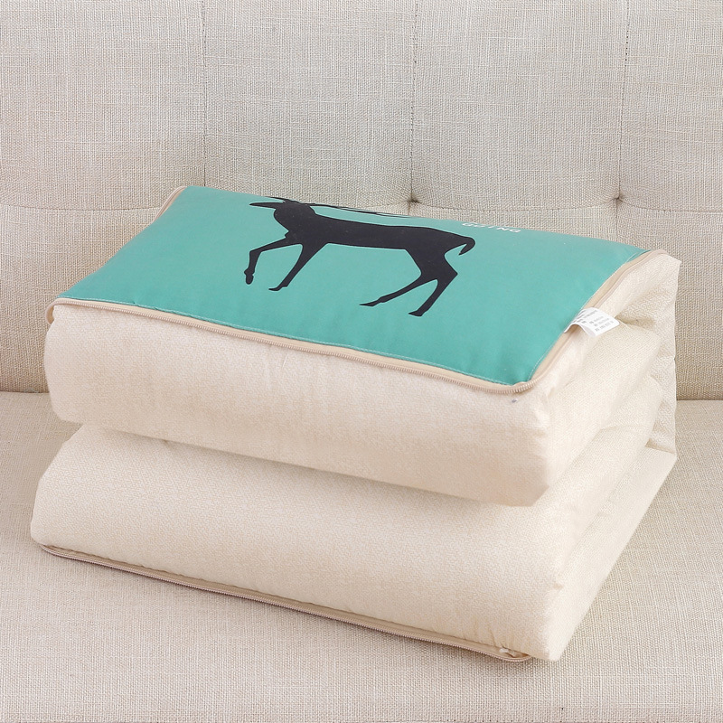 Multifunctional cotton and linen pillow 40X40CM