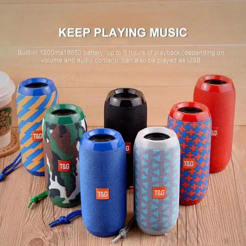 Wireless Bluetooth Speaker 10W Waterproof Column Subwoofer