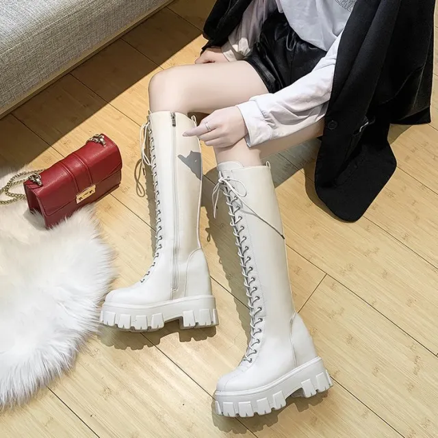 Super high heel mid boot White - Shop at LoveMi