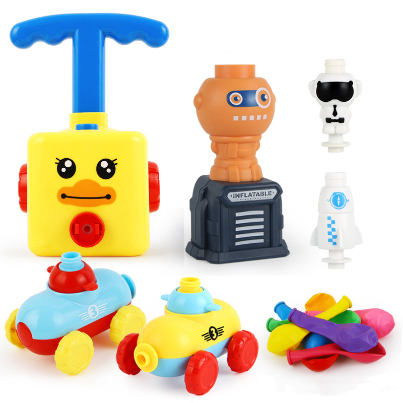 Power Balloon Launch Tower Toy Puzzle – A Yellow
