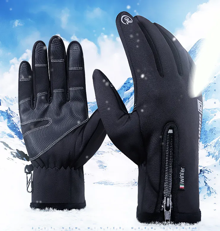 Velvet Insulated and Cold Resistant Gloves
