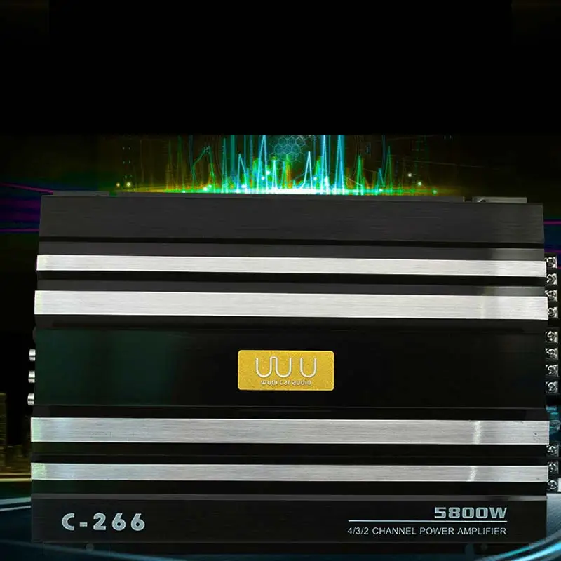 DI car audio subwoofer four-channel power amplifier 4 channel high-power power amplifier board 12V
