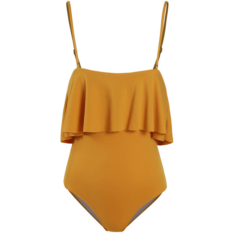 Women’s swimsuit with tube top one-piece triangle sling
