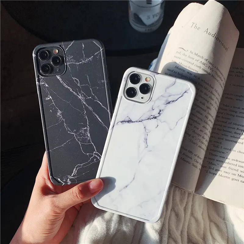 Cold wind anti-fall marble pattern mobile phone