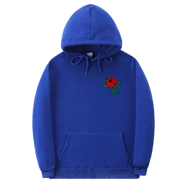 Fashion hooded pullover Blue - Shop at LoveMi