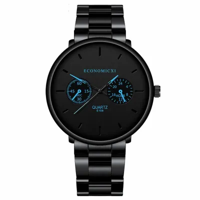 Multifunctional sports student men's watch steel strap