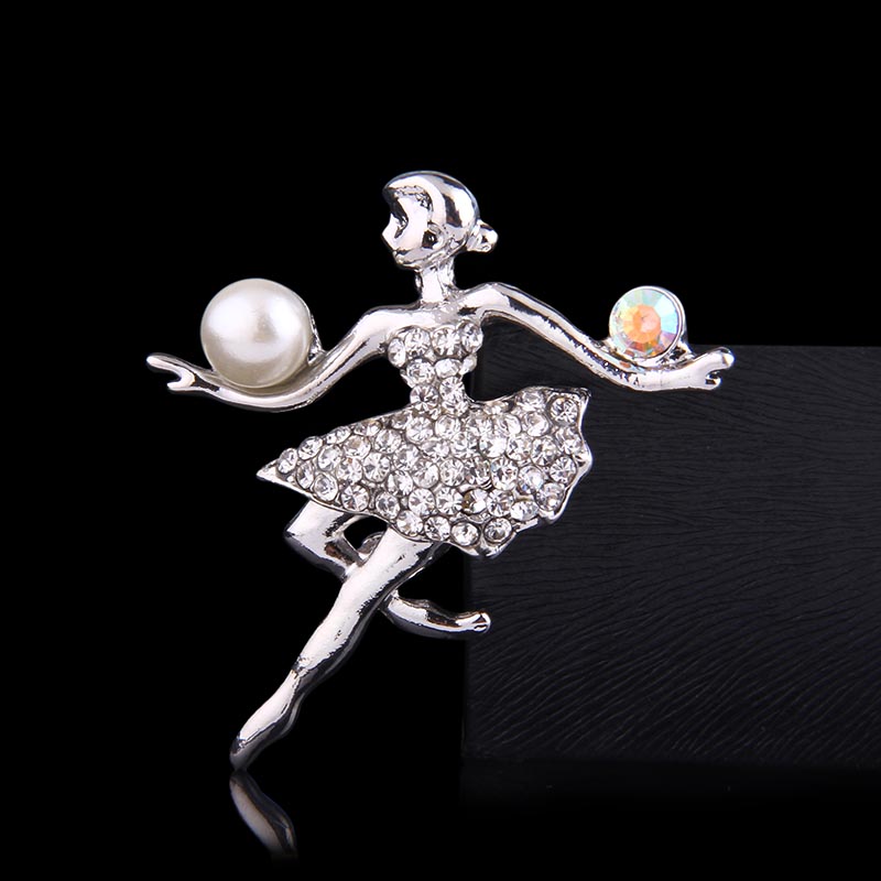 Ballerina Girl Brooch, picture 4 of 4