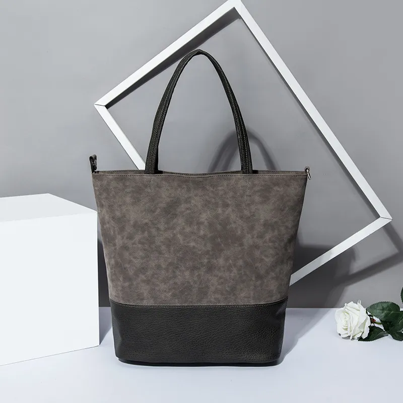 Messenger bag European and American fashion female bag - Grey