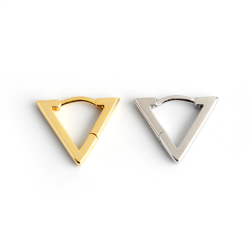 Triangle s925 sterling silver earrings