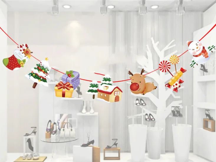 Christmas ornament cartoon hanging flag - Z5Style
