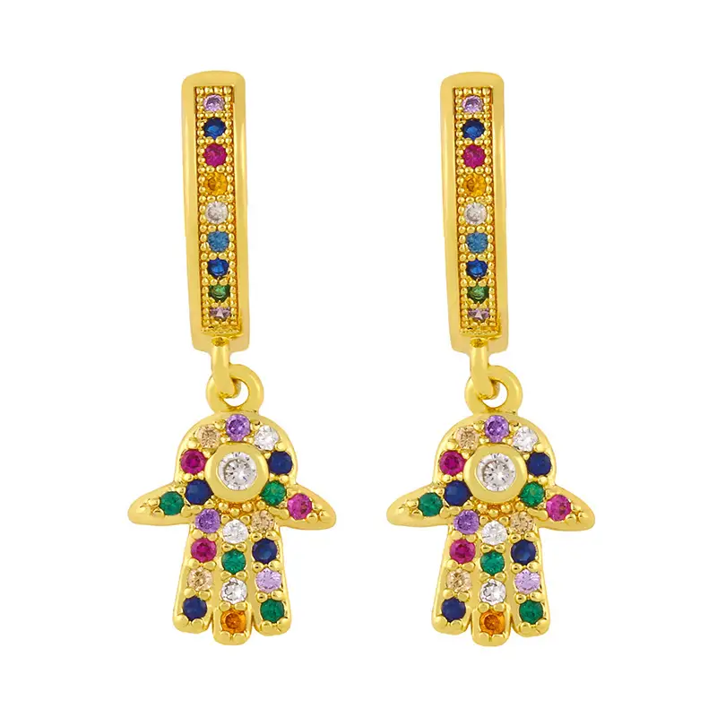 Simple personality devil's eye Earrings