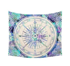 Indian Mandala Tapestry Green Blue Flower Beautiful Wall Art Tapestry 210x150cm Bedspread Beach Towel Yoga Blanket Table Cloth - Green - View 1