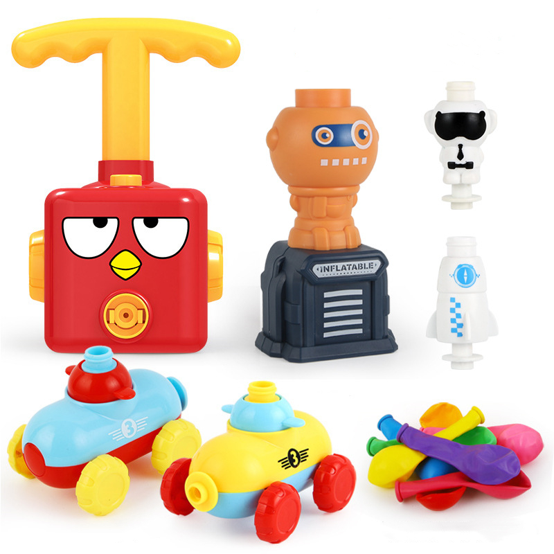 Power Balloon Launch Tower Toy Puzzle – A Yellow