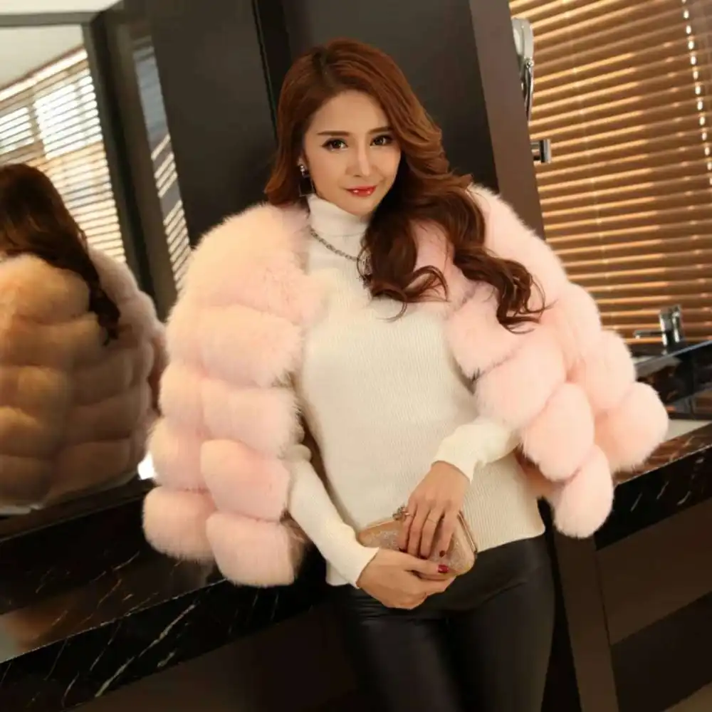 S-3XL Mink Coats Women Winter New Fashion FAUX Fur