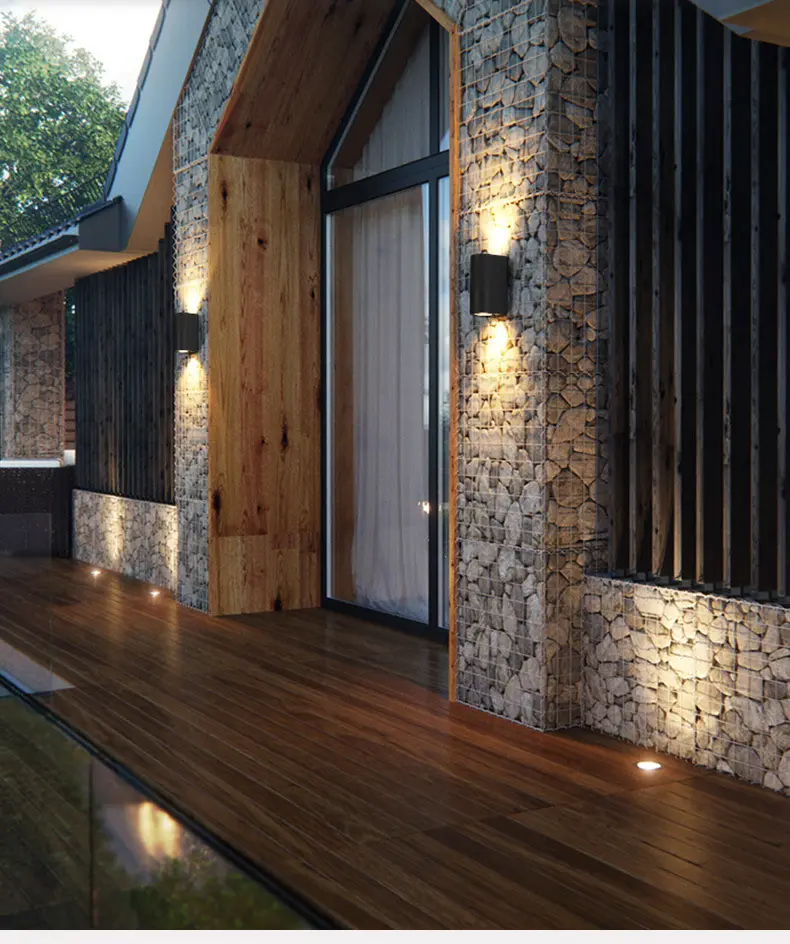 Outdoor waterproof up and down luminous staircase
